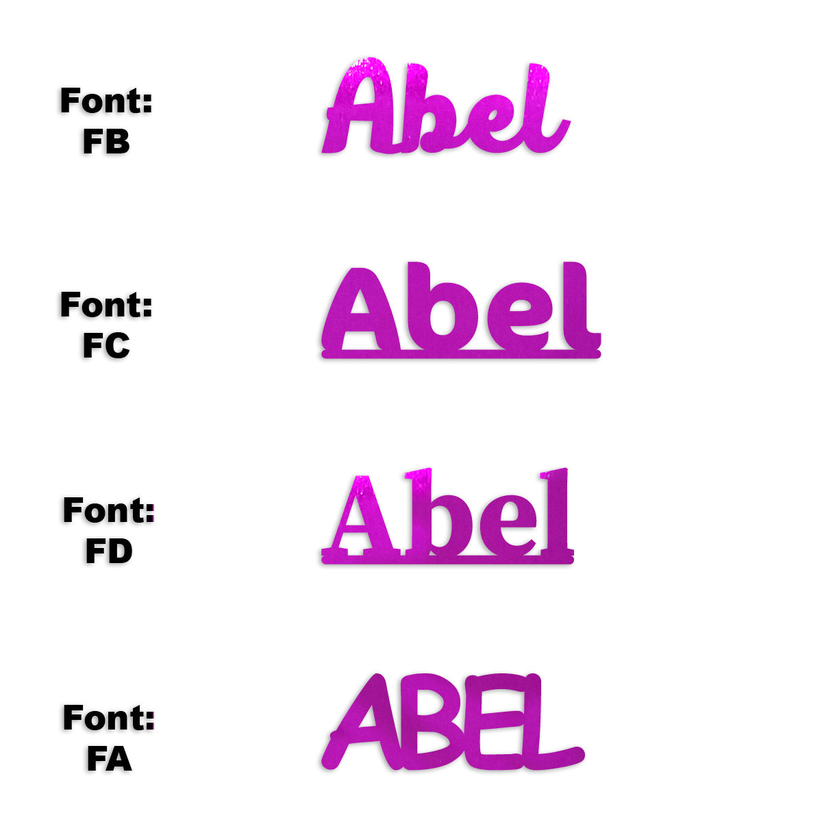 Custom-Fetti Boy - ABEL Fuchsia