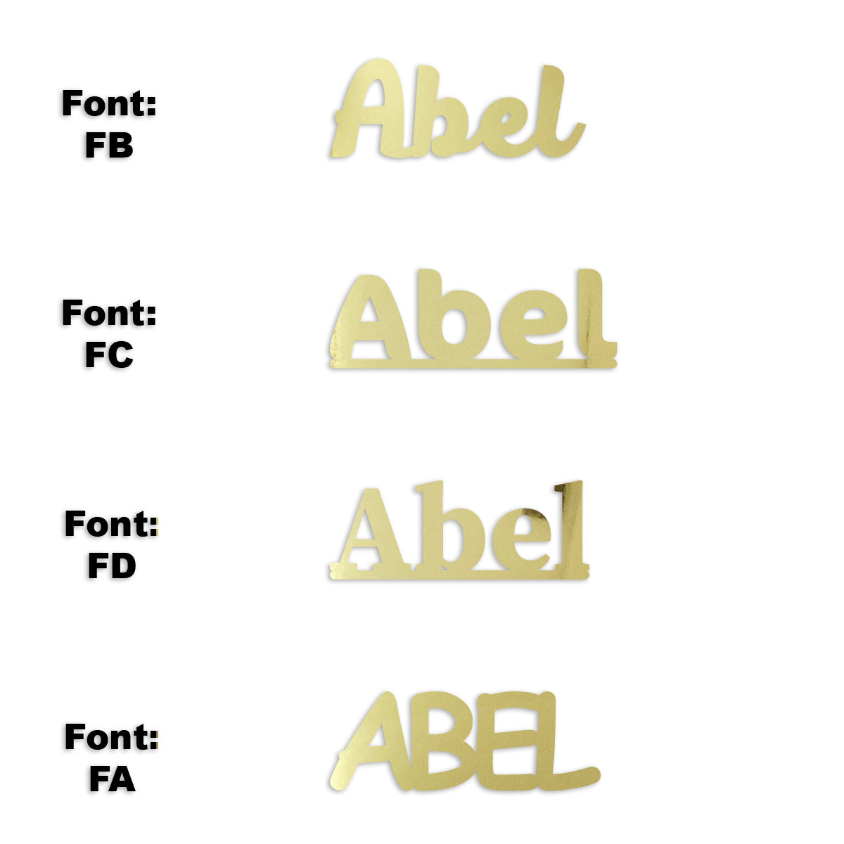 Custom-Fetti Boy - ABEL Gold