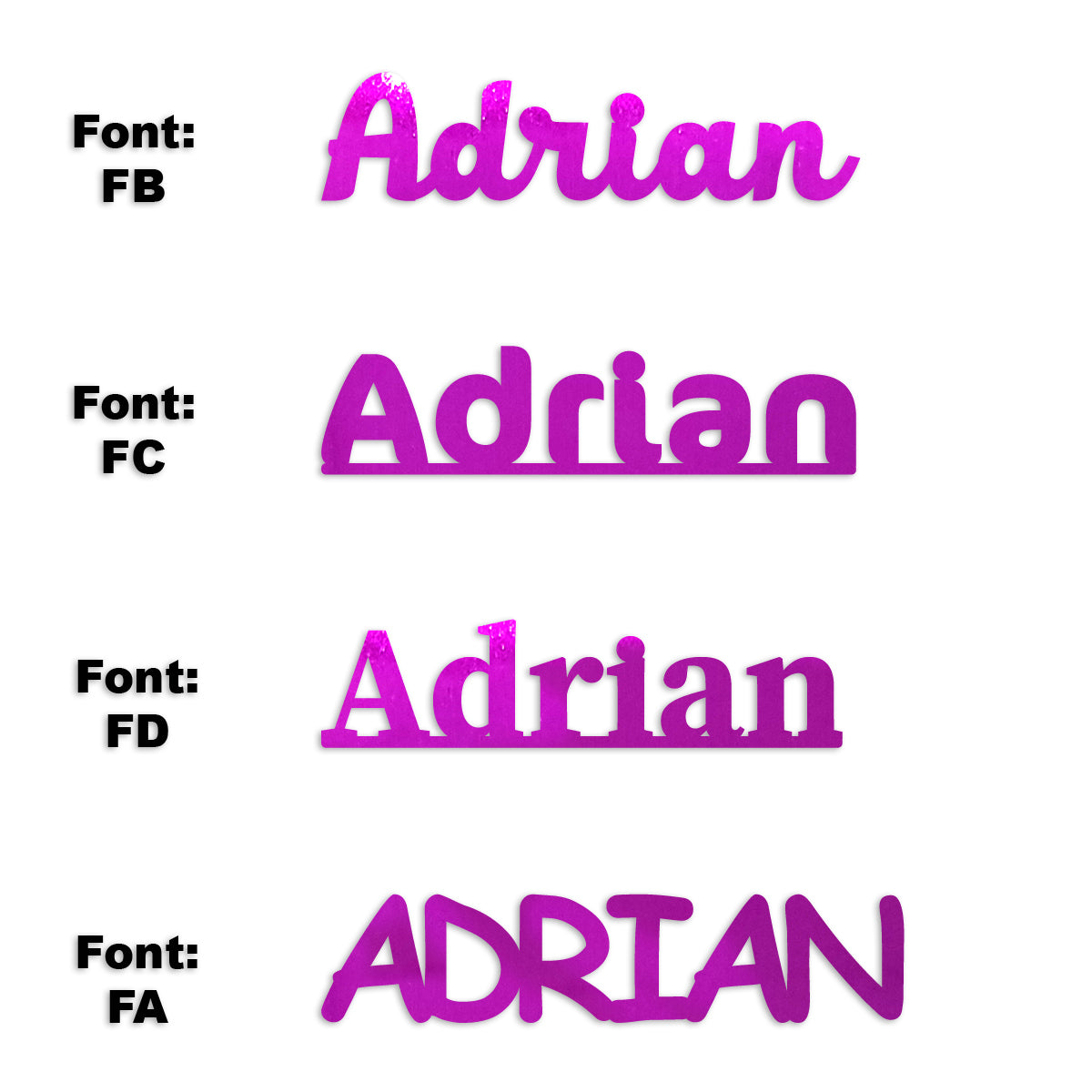 Custom-Fetti Boy - ADRIAN Fuchsia