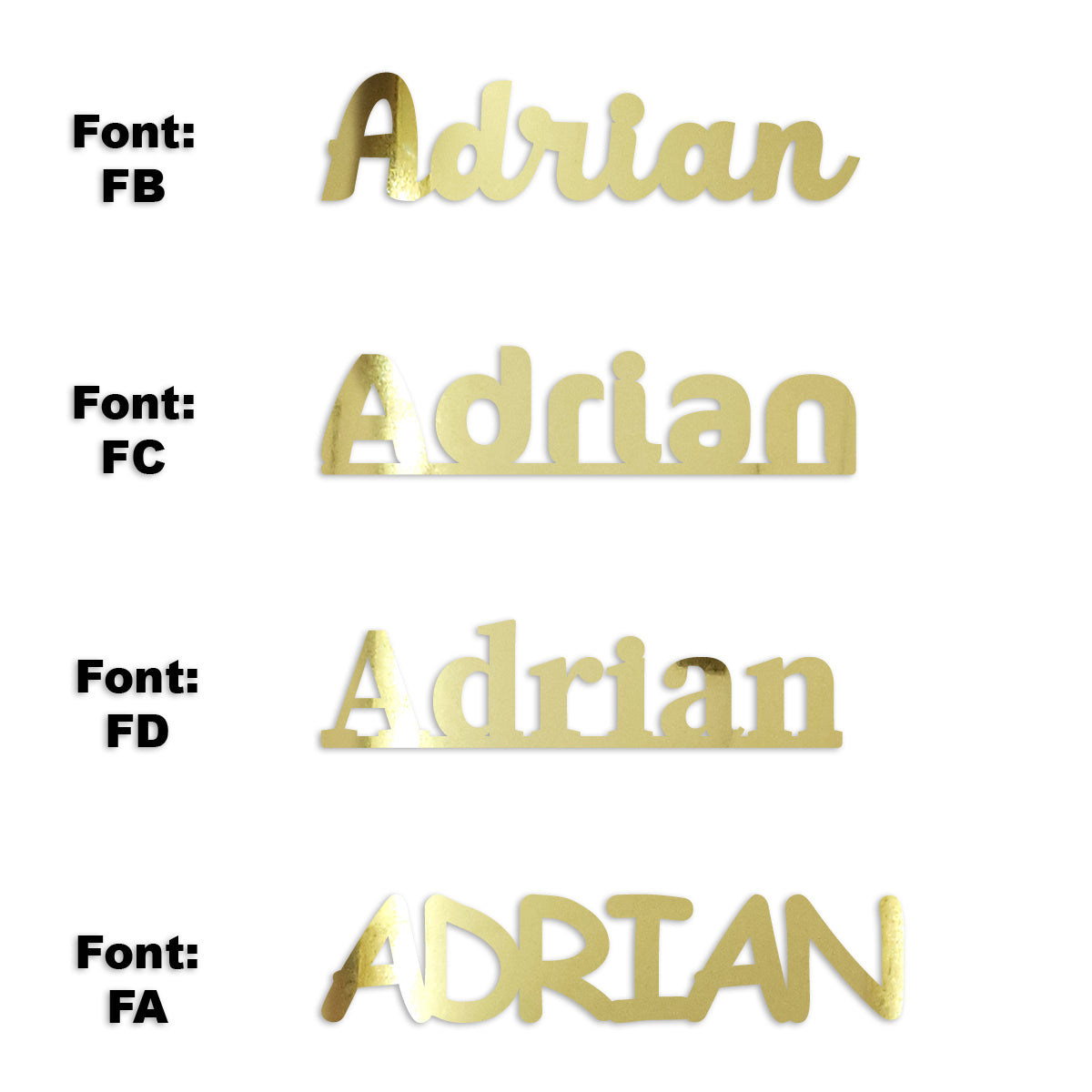 Custom-Fetti Boy - ADRIAN Gold