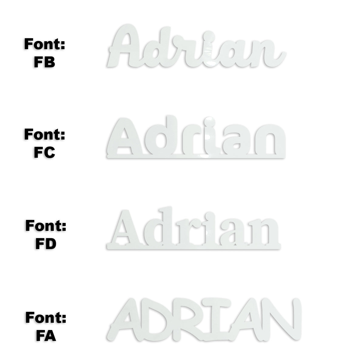 Custom-Fetti Boy - ADRIAN White