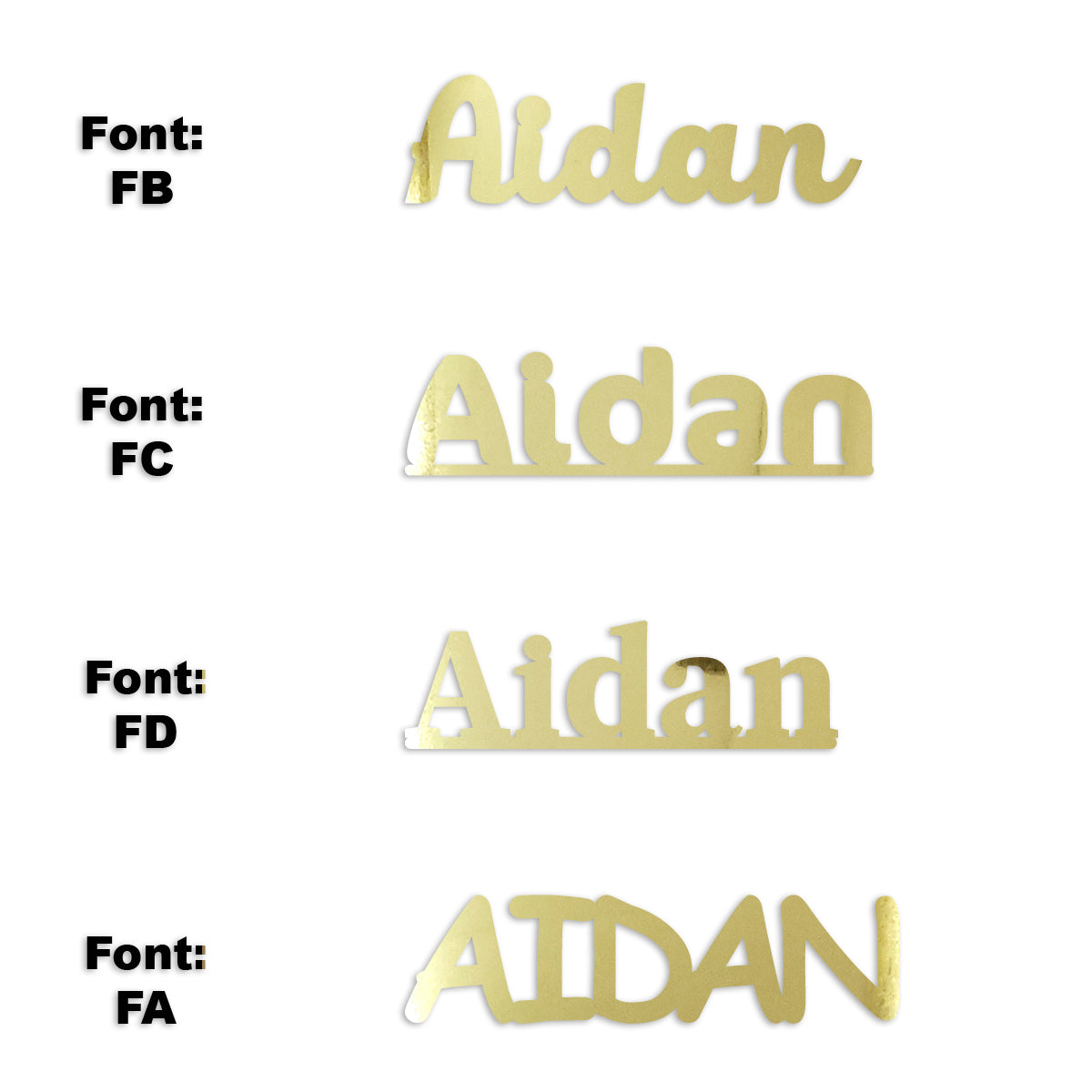 Custom-Fetti Boy - AIDAN Gold