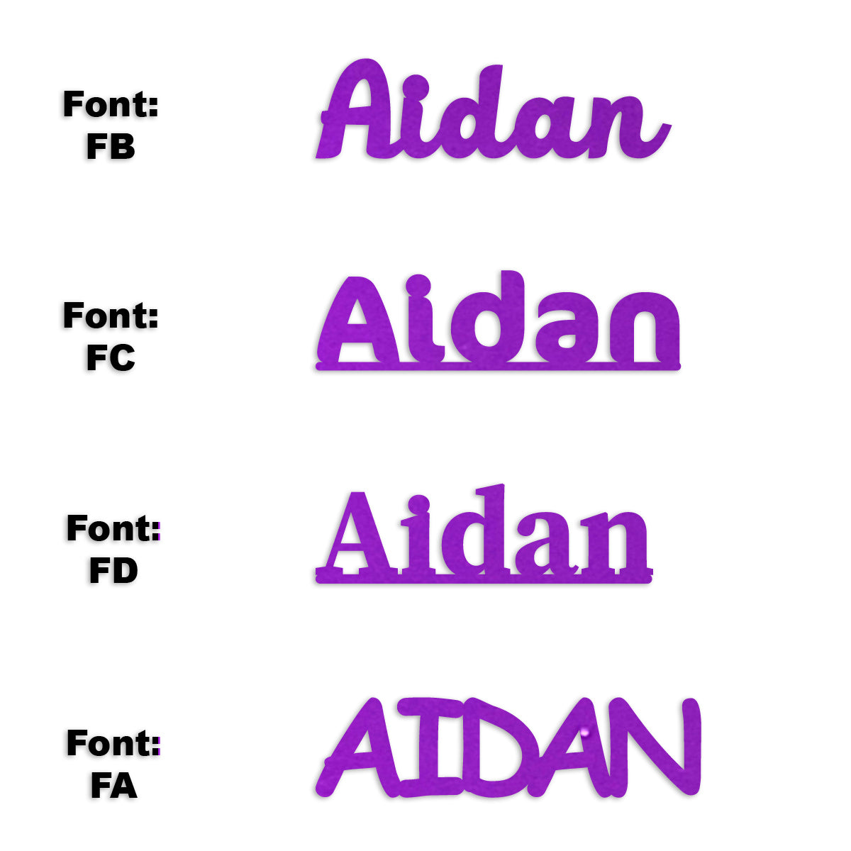 Custom-Fetti Boy - AIDAN Purple