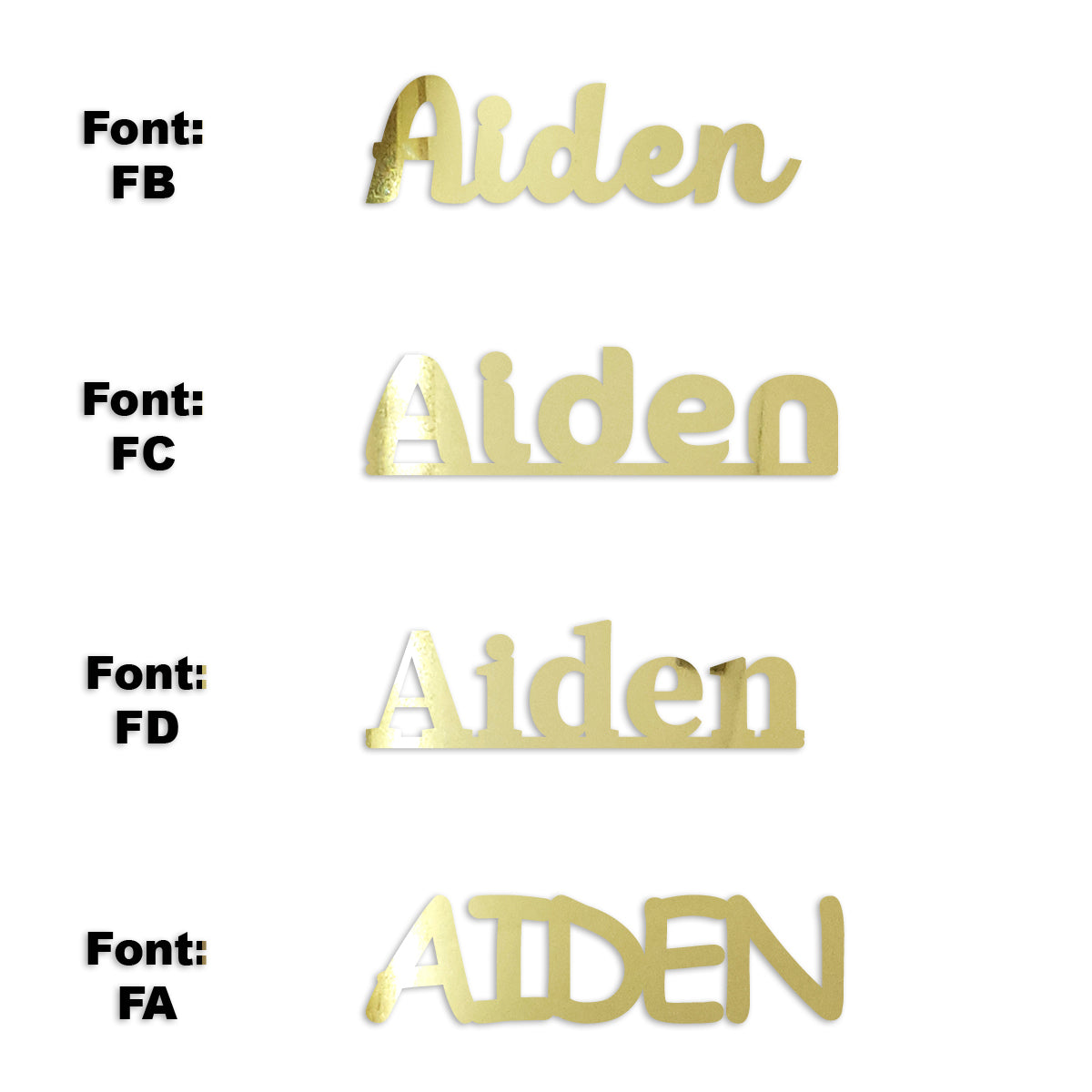 Custom-Fetti Boy - AIDEN Gold