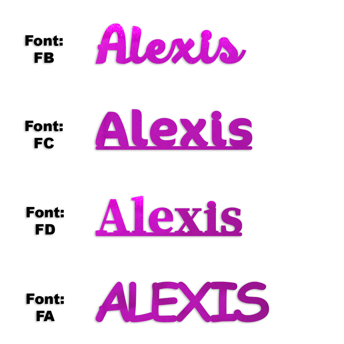 Custom-Fetti Boy - ALEXIS Fuchsia