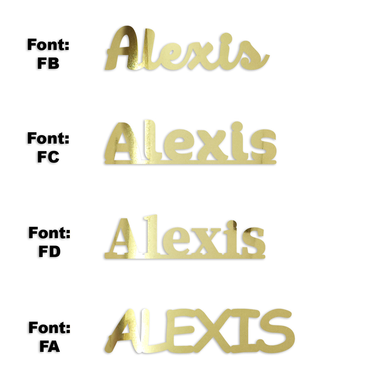 Custom-Fetti Boy - ALEXIS Gold