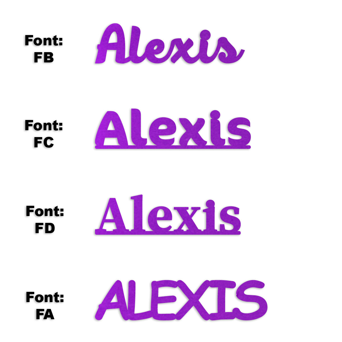 Custom-Fetti Boy - ALEXIS Purple