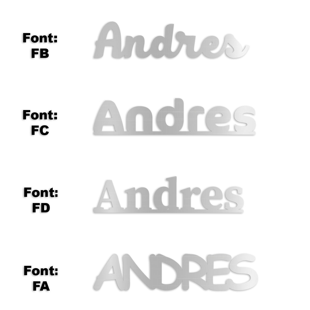 Custom-Fetti Boy - ANDRES Silver