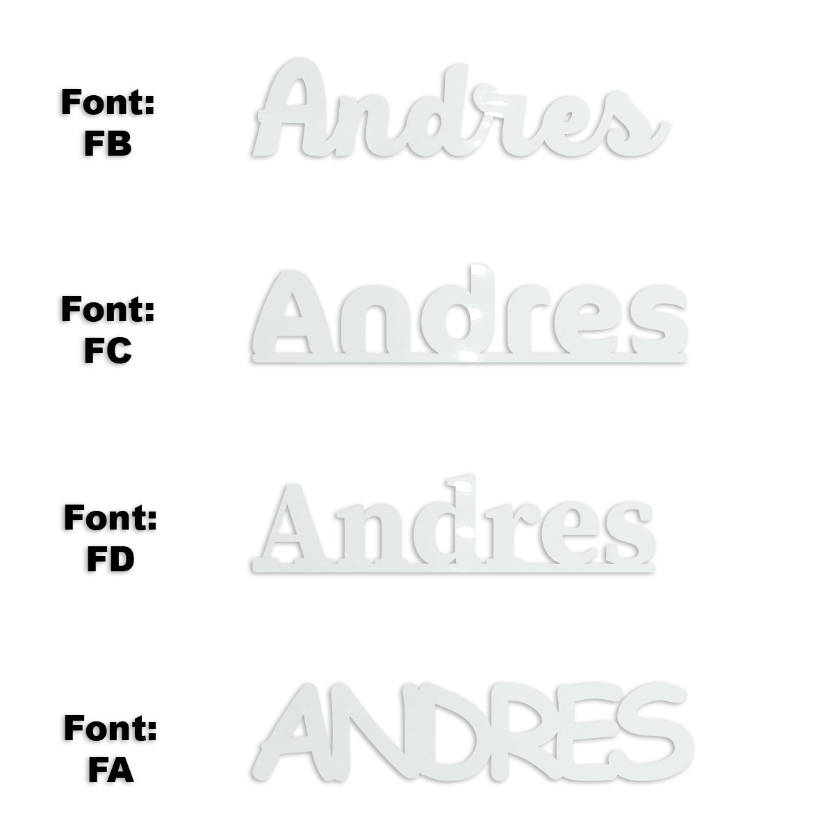 Custom-Fetti Boy - ANDRES White