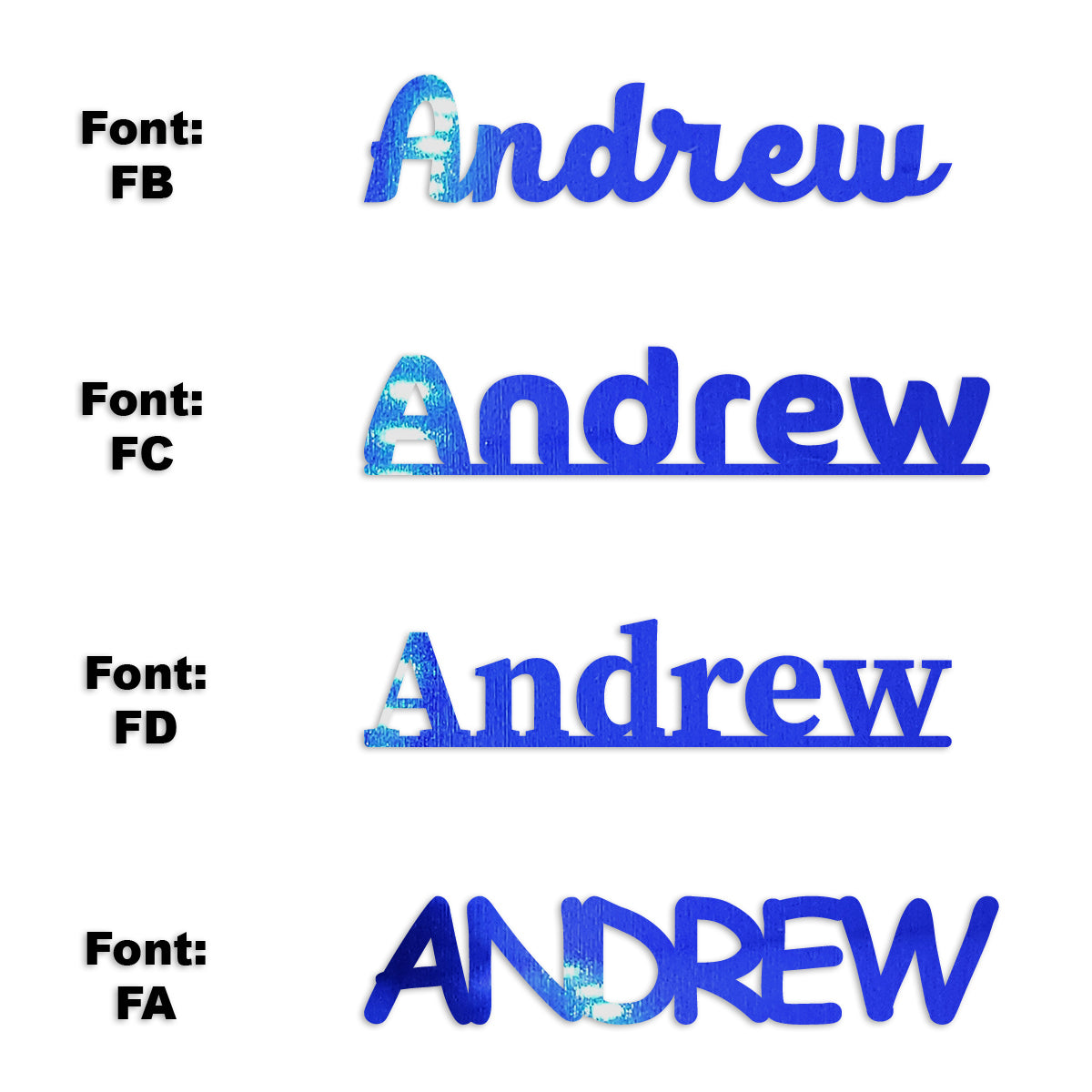 Custom-Fetti Boy - ANDREW Blue Royal