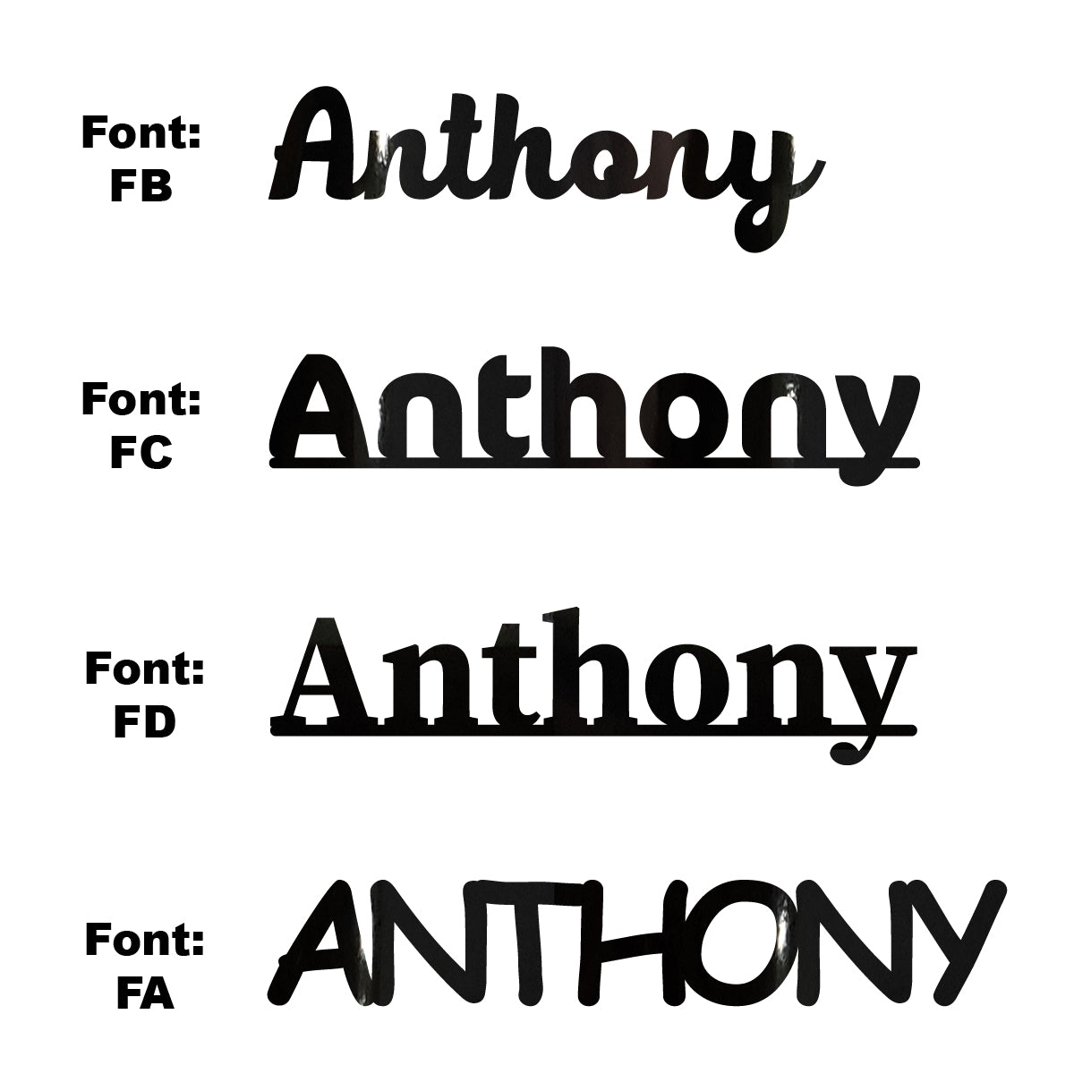 Custom-Fetti Boy - ANTHONY Black