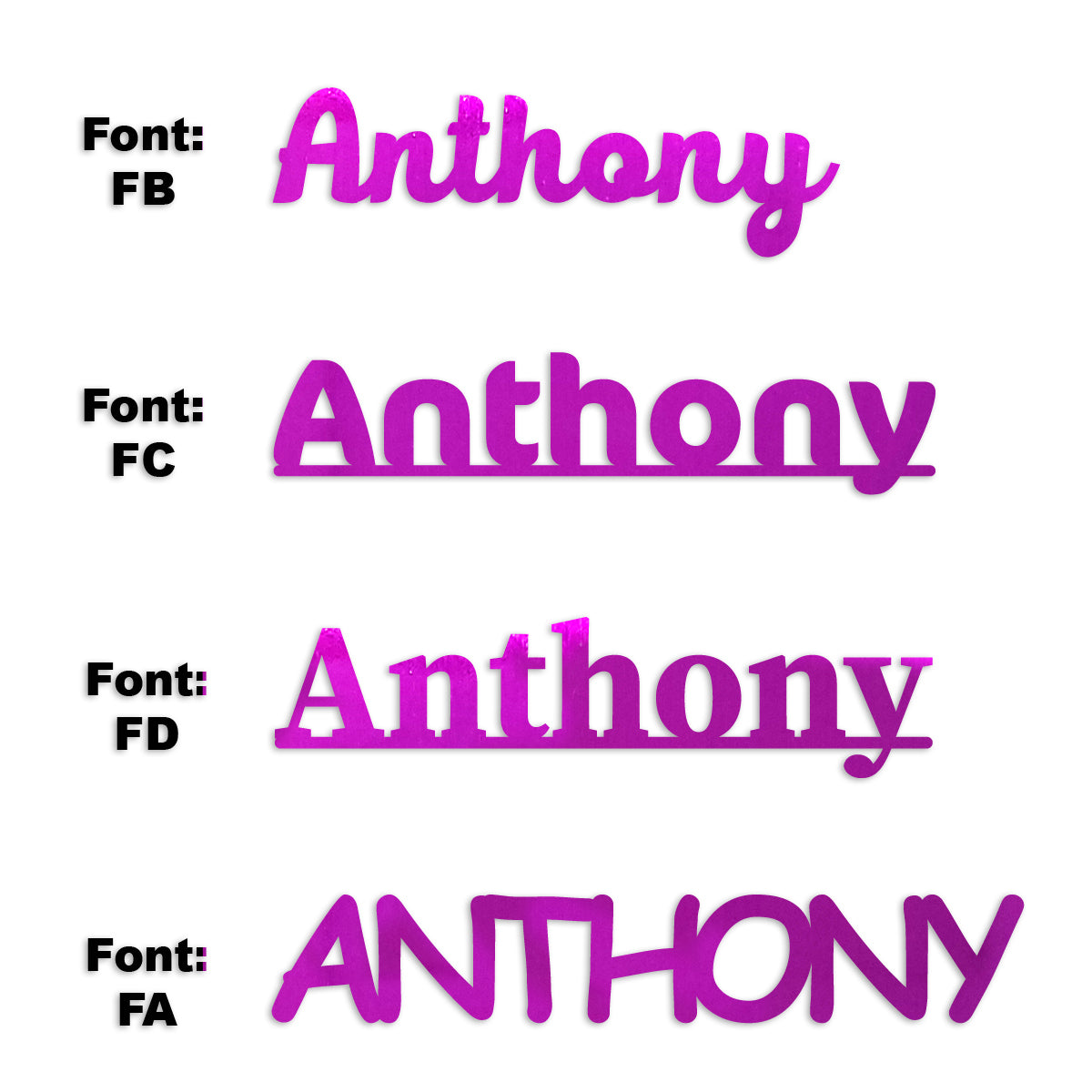 Custom-Fetti Boy - ANTHONY Fuchsia