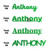 Custom-Fetti Boy - ANTHONY Green