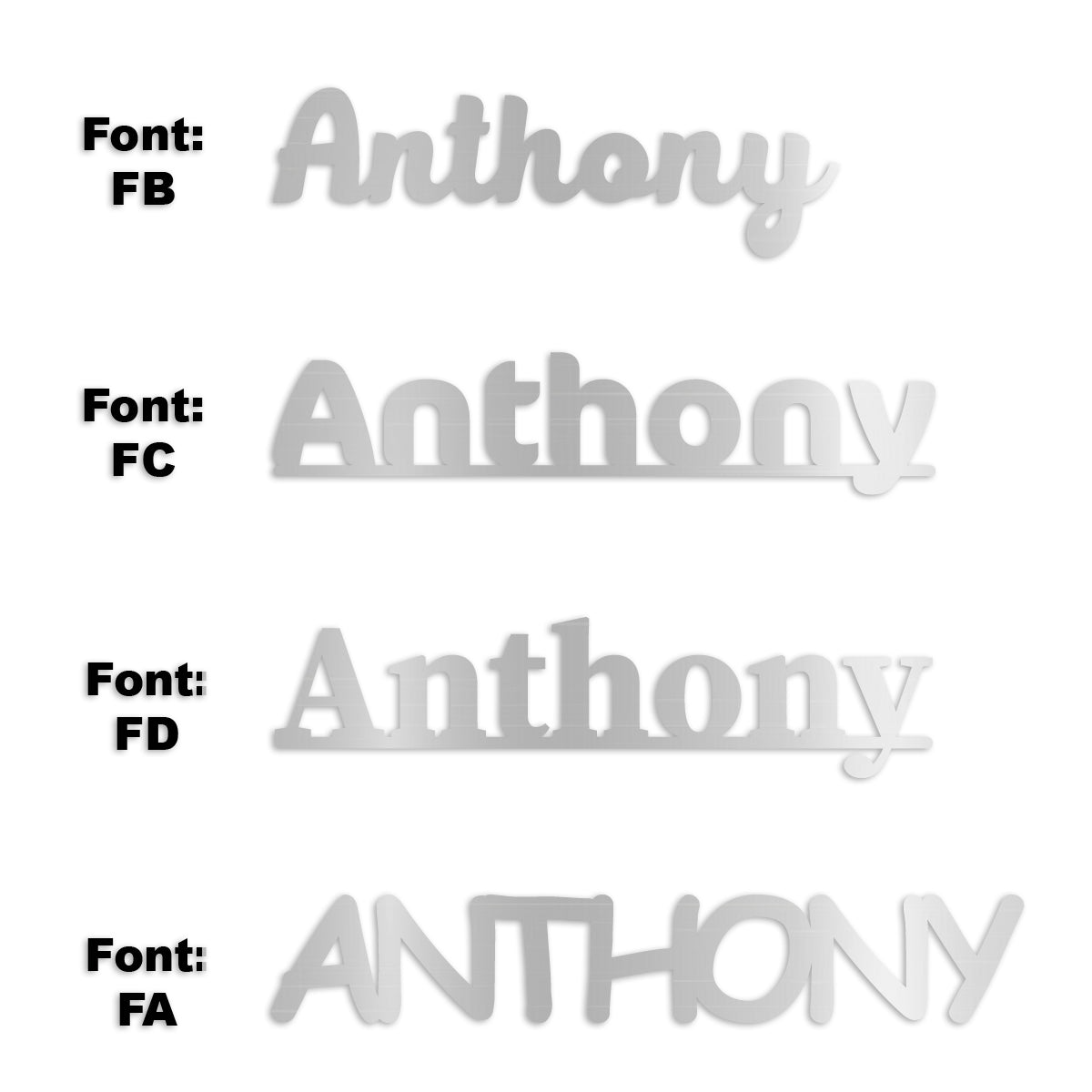 Custom-Fetti Boy - ANTHONY Silver