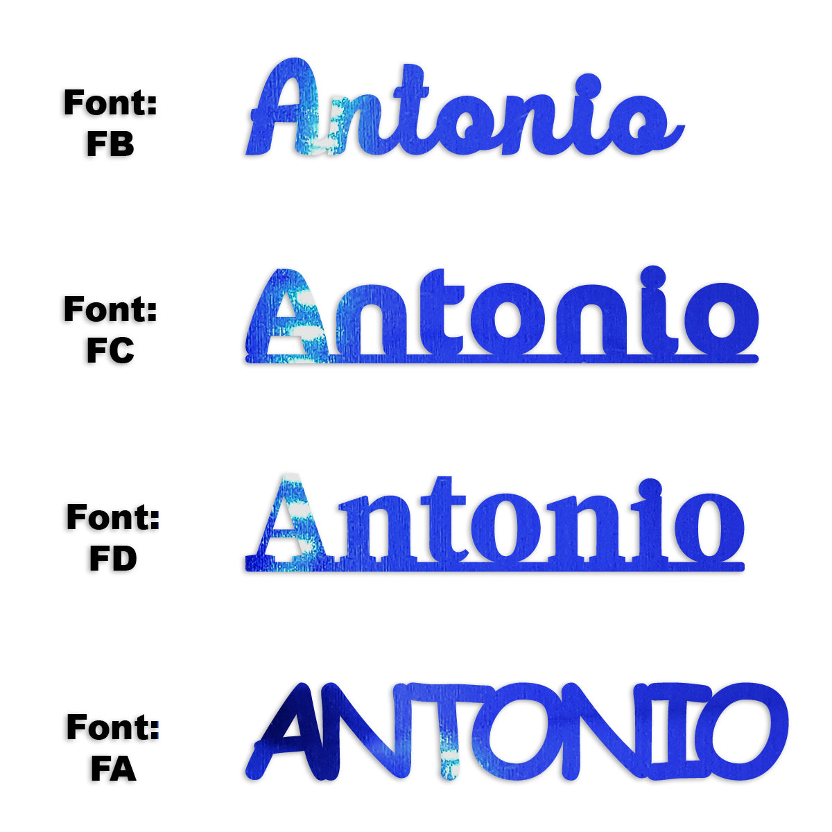 Custom-Fetti Boy - ANTONIO Blue Royal