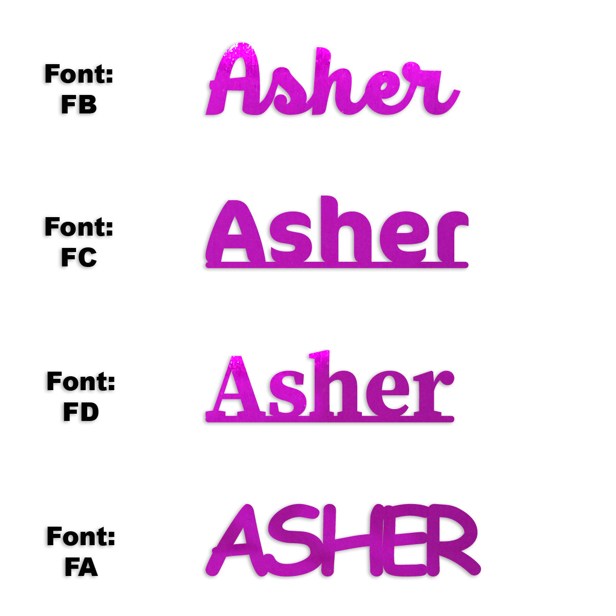 Custom-Fetti Boy - ASHER Fuchsia