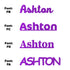 Custom-Fetti Boy - ASHTON Purple