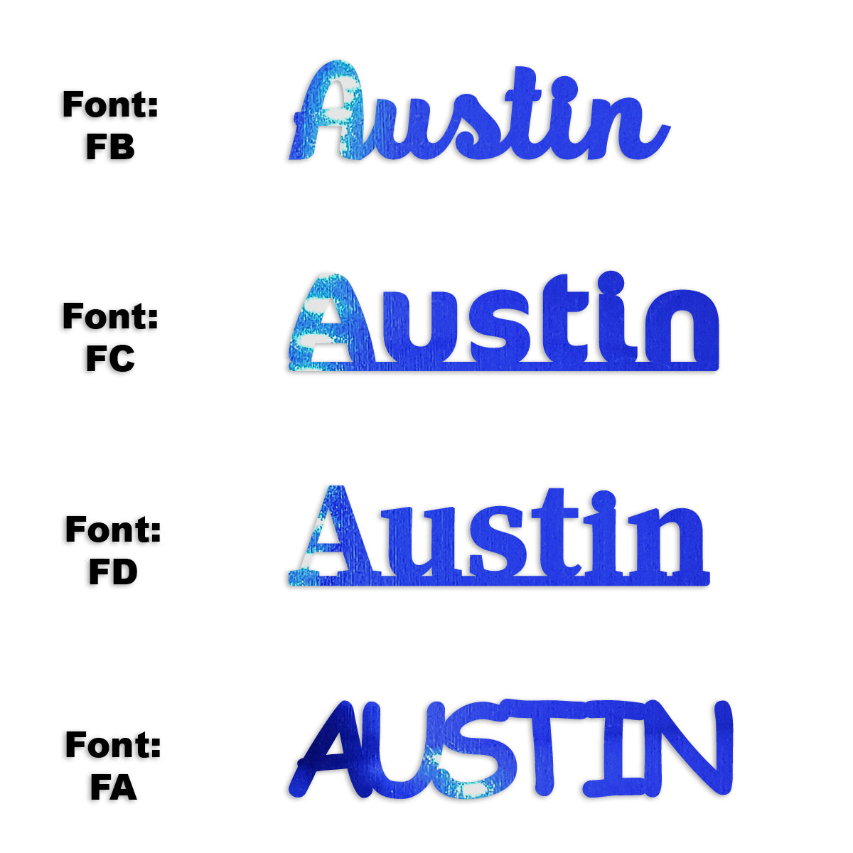 Custom-Fetti Boy - AUSTIN Blue Royal