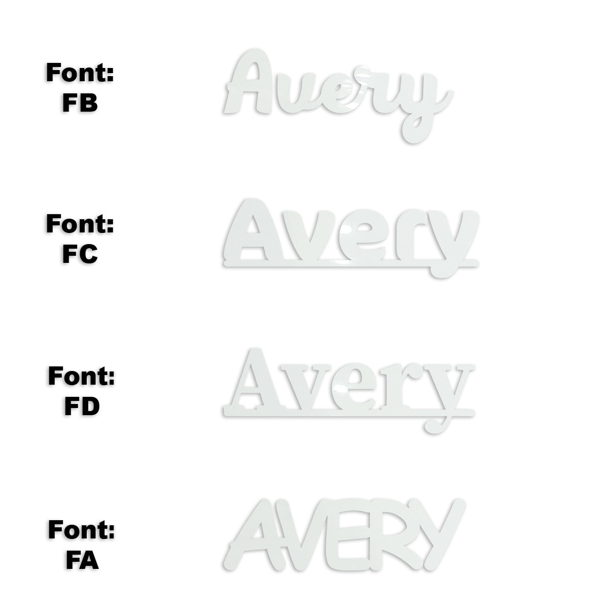 Custom-Fetti Boy - AVERY White