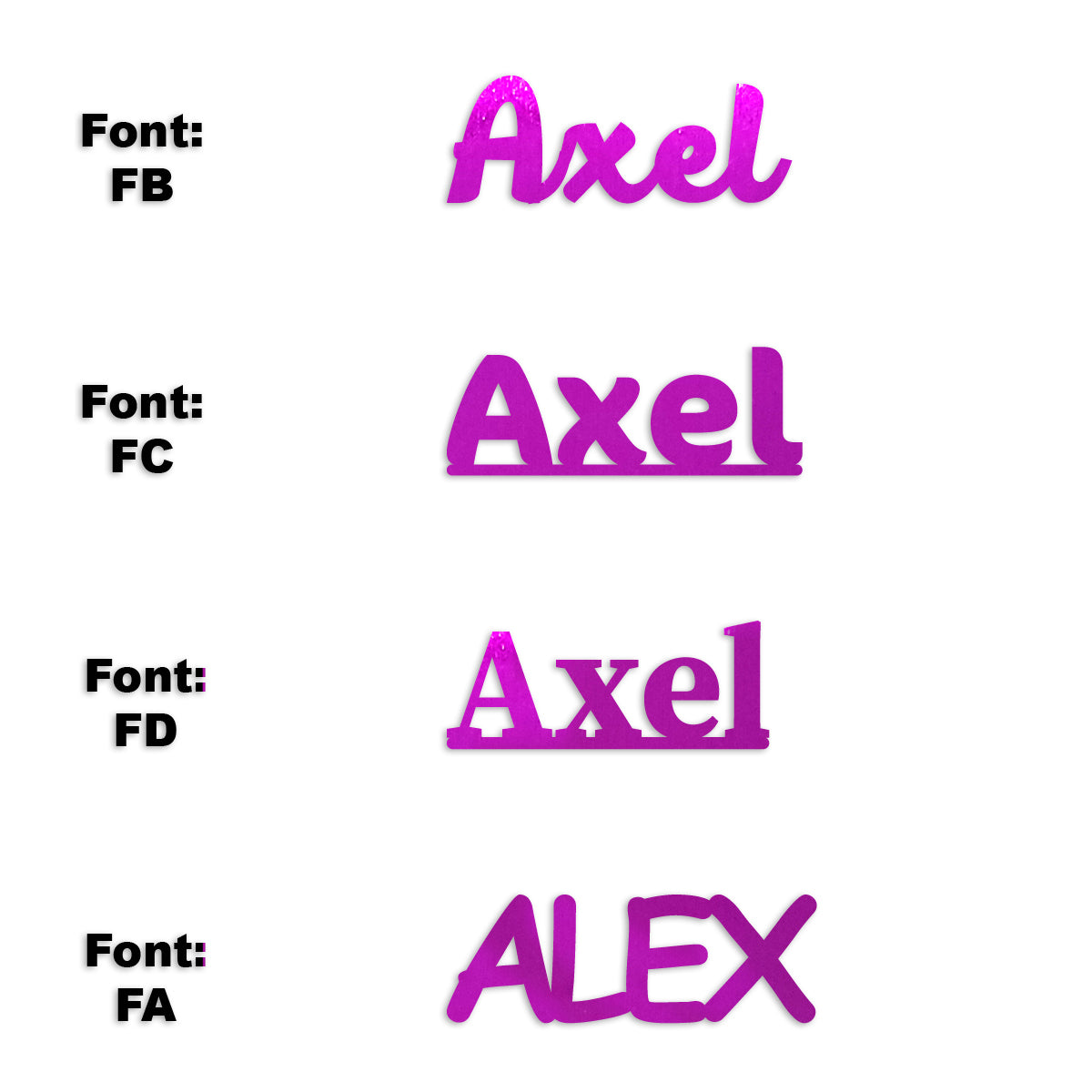 Custom-Fetti Boy - AXEL Fuchsia