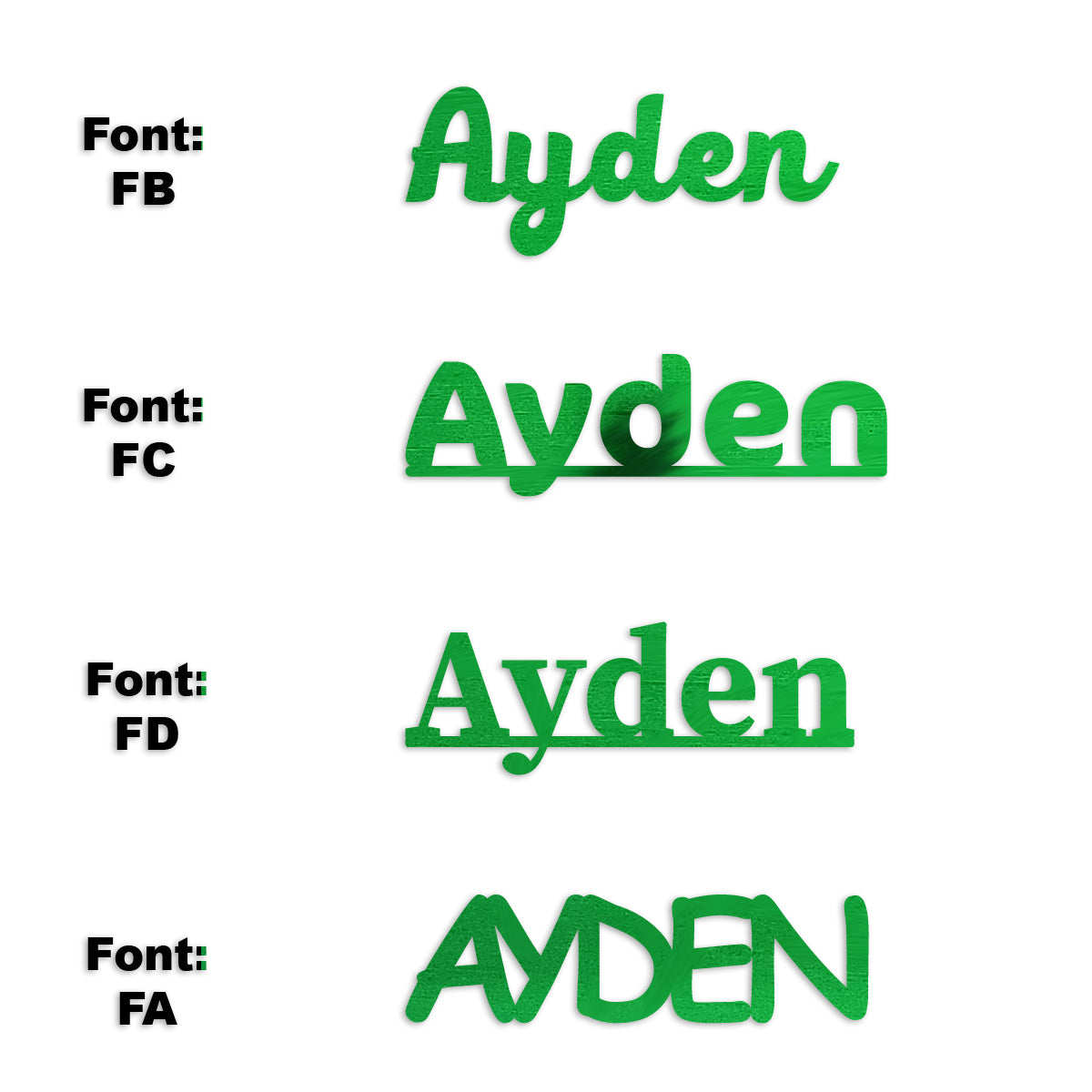 Custom-Fetti Boy - AYDEN Green