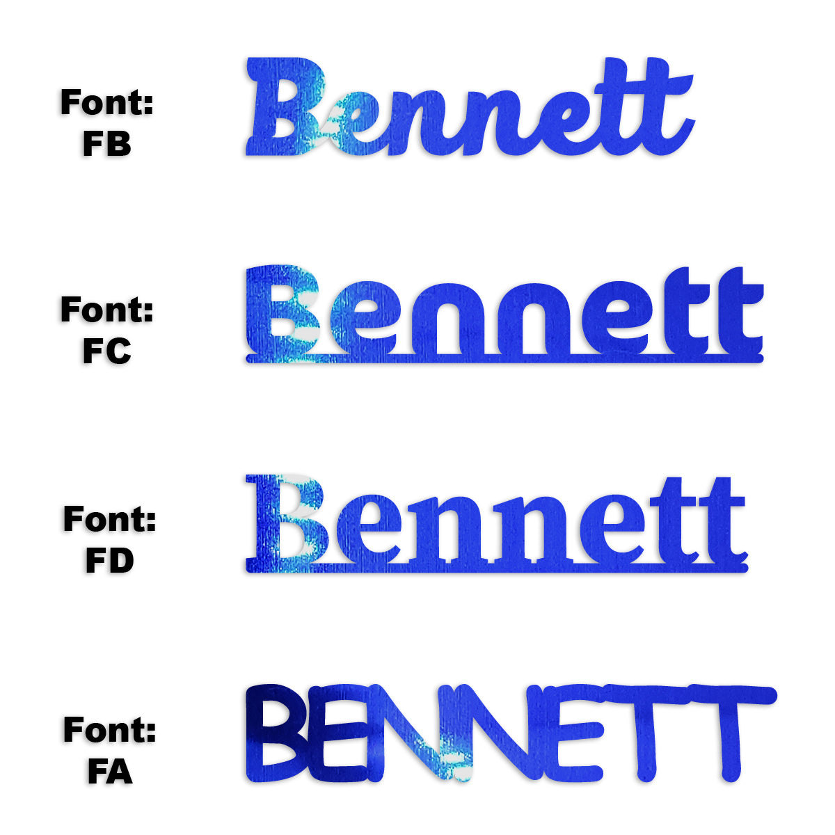 Custom-Fetti Boy - BENNETT Blue Royal