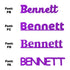 Custom-Fetti Boy - BENNETT Purple