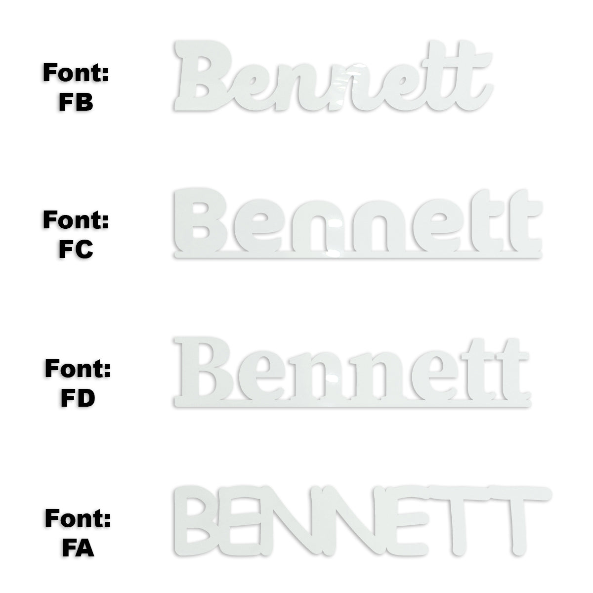 Custom-Fetti Boy - BENNETT White