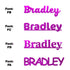 Custom-Fetti Boy - BRADLEY Fuchsia