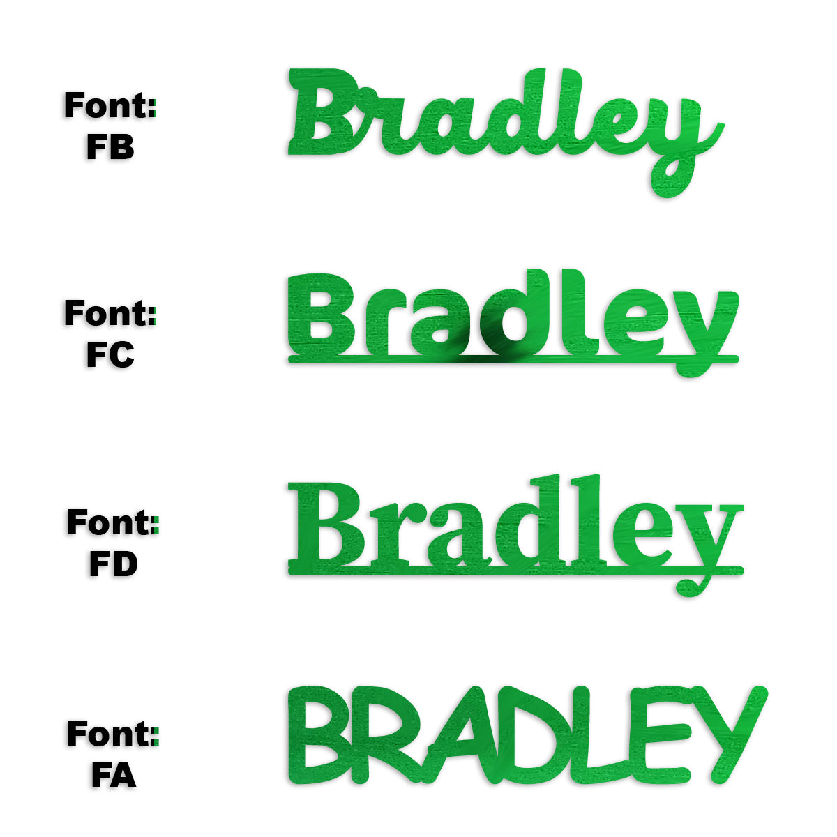 Custom-Fetti Boy - BRADLEY Green