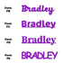 Custom-Fetti Boy - BRADLEY Purple