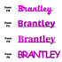 Custom-Fetti Boy - BRANTLEY Fuchsia