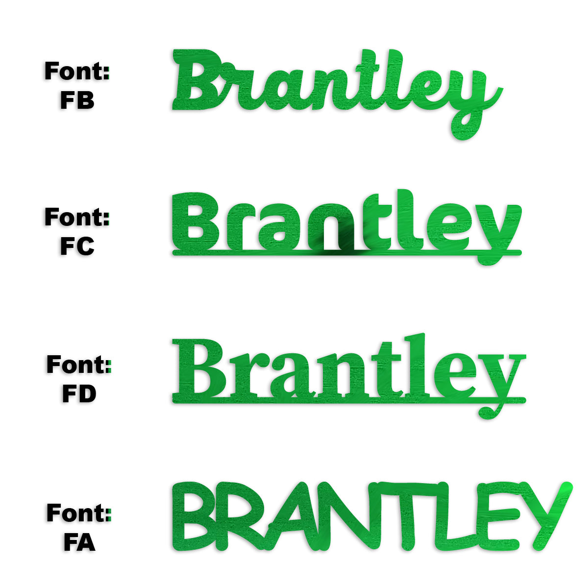 Custom-Fetti Boy - BRANTLEY Green