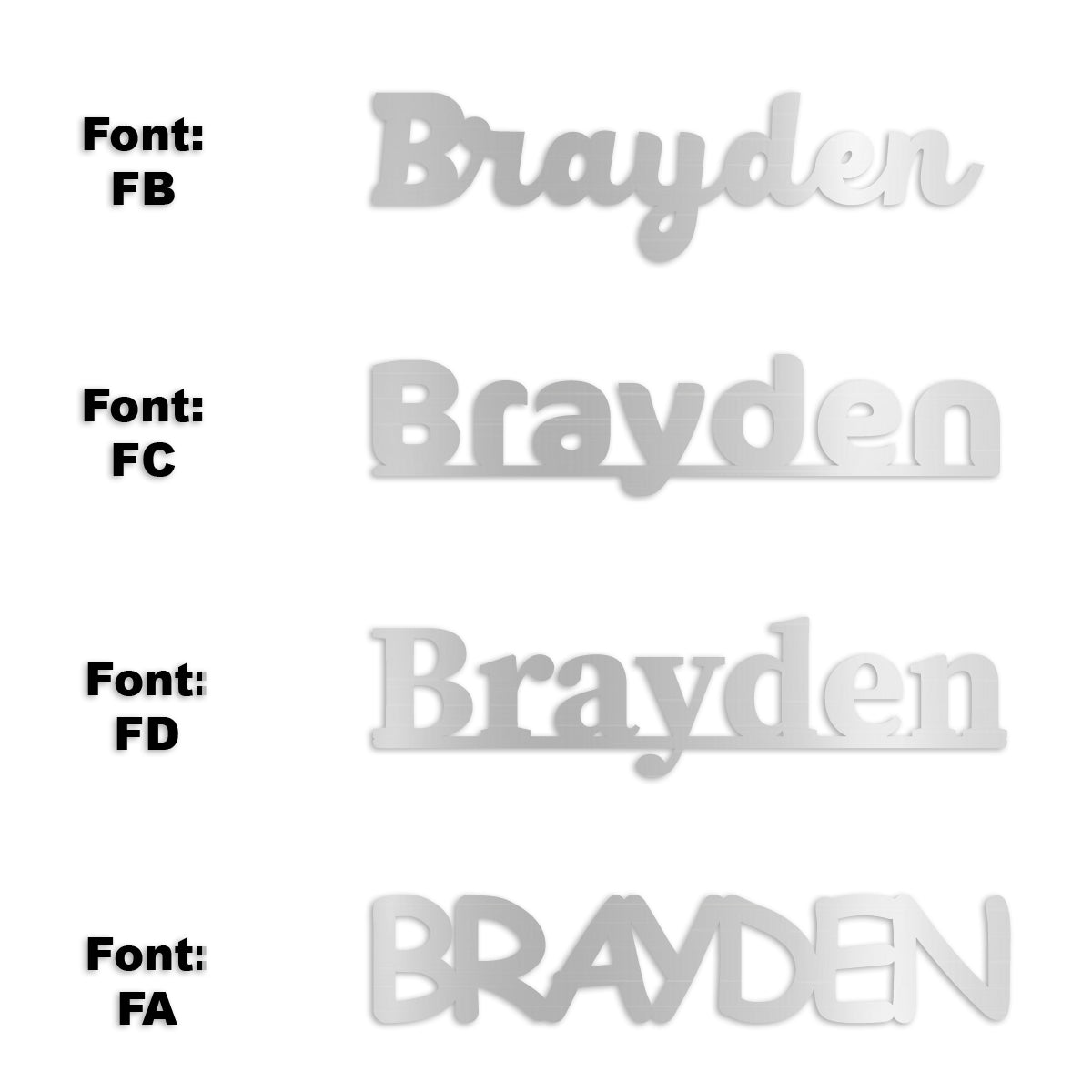 Custom-Fetti Boy - BRAYDEN Silver