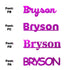 Custom-Fetti Boy - BRYSON Fuchsia