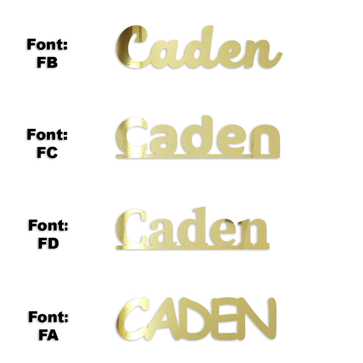 Custom-Fetti Boy - CADEN Gold