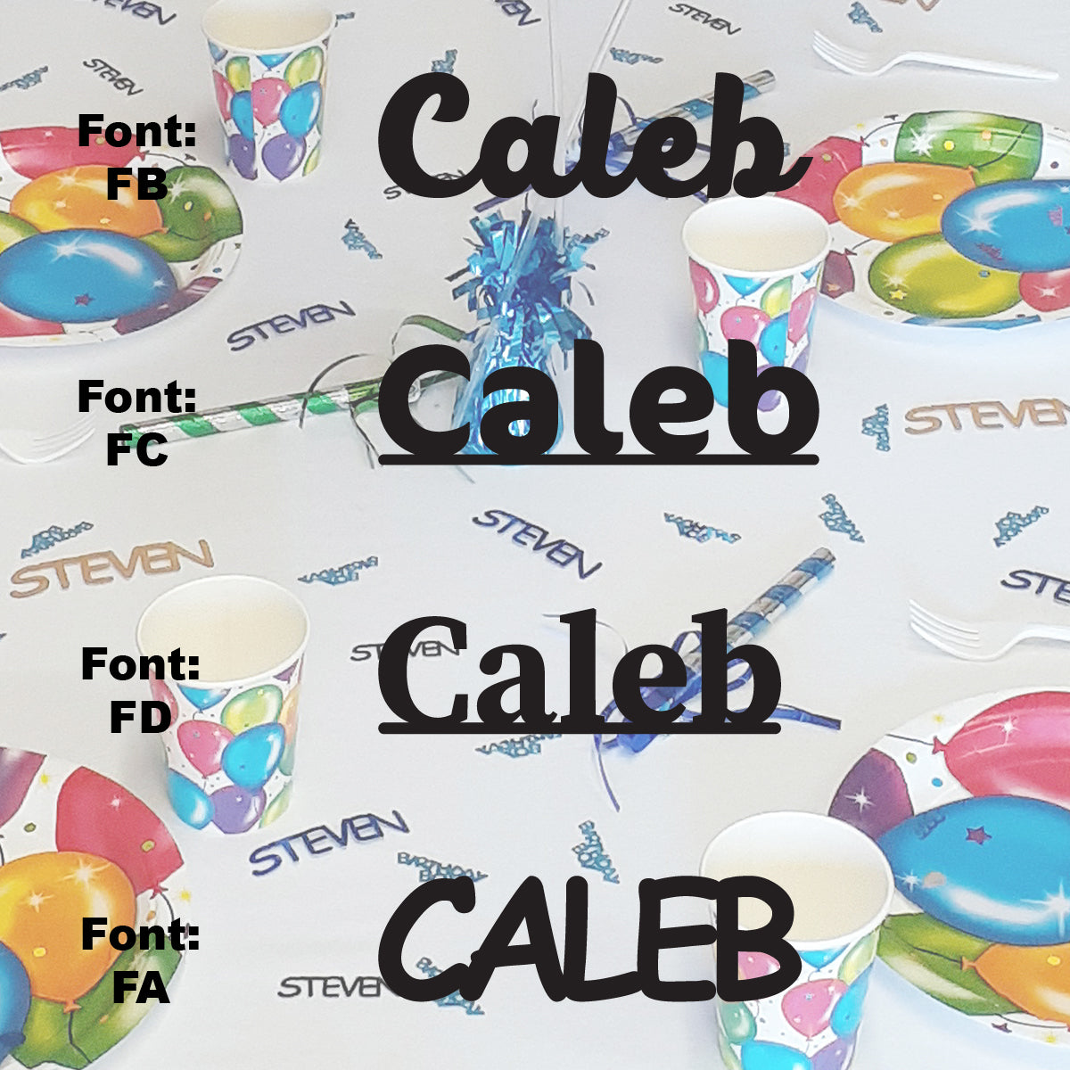 Custom-Fetti Boy - CALEB Black