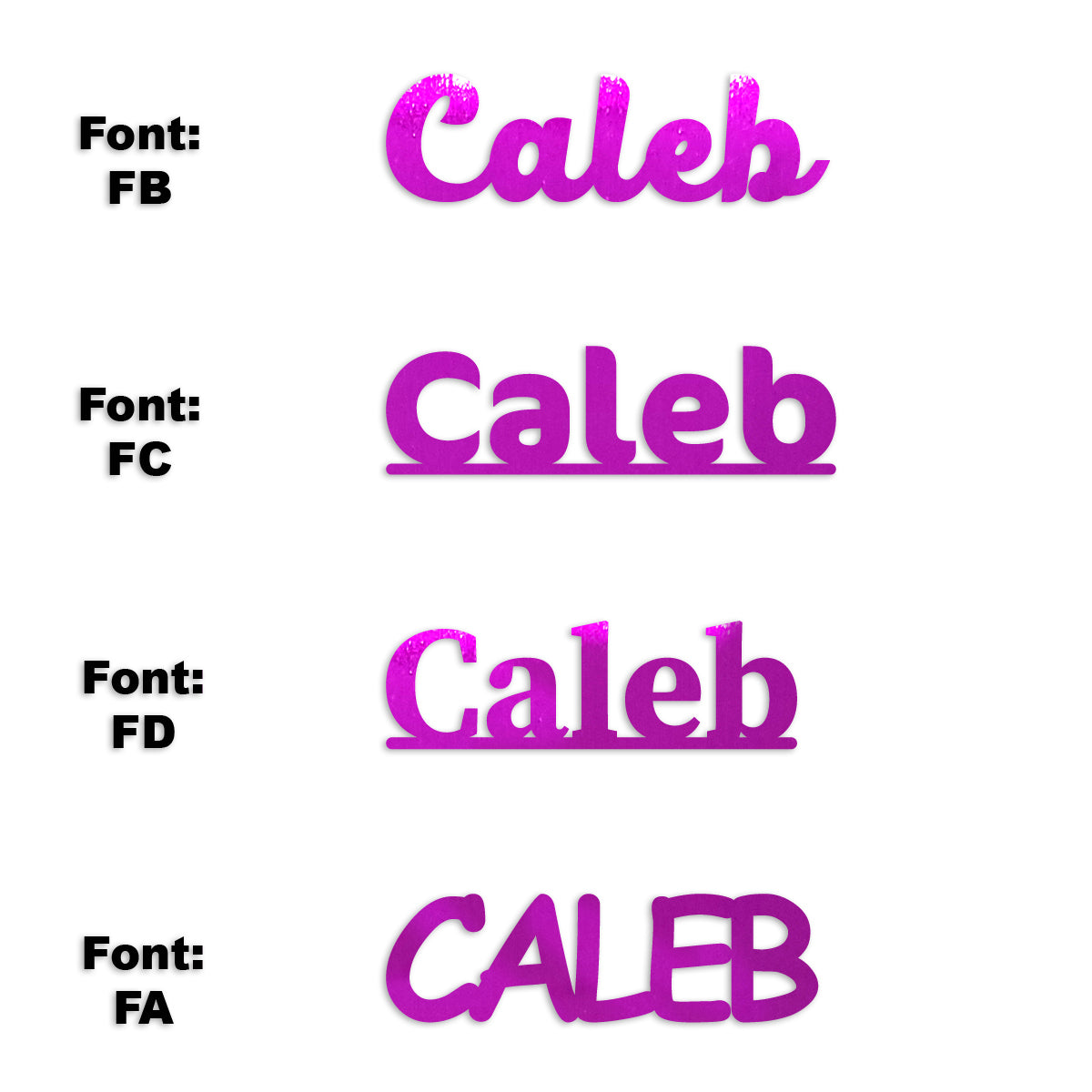 Custom-Fetti Boy - CALEB Fuchsia