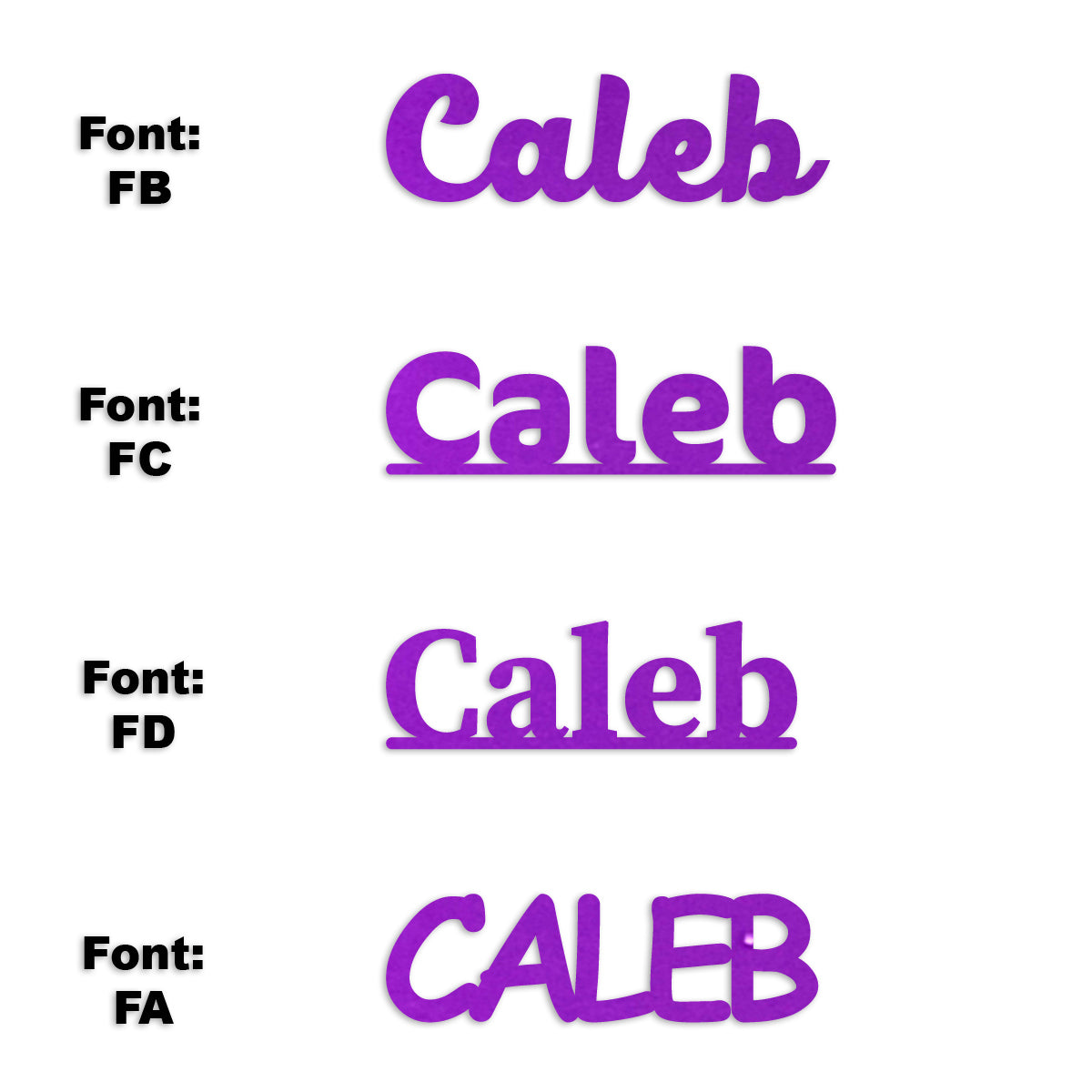 Custom-Fetti Boy - CALEB Purple