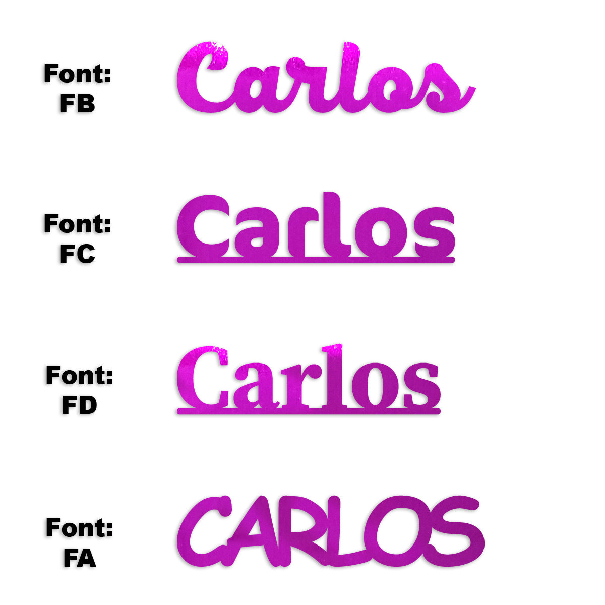 Custom-Fetti Boy - CARLOS Fuchsia