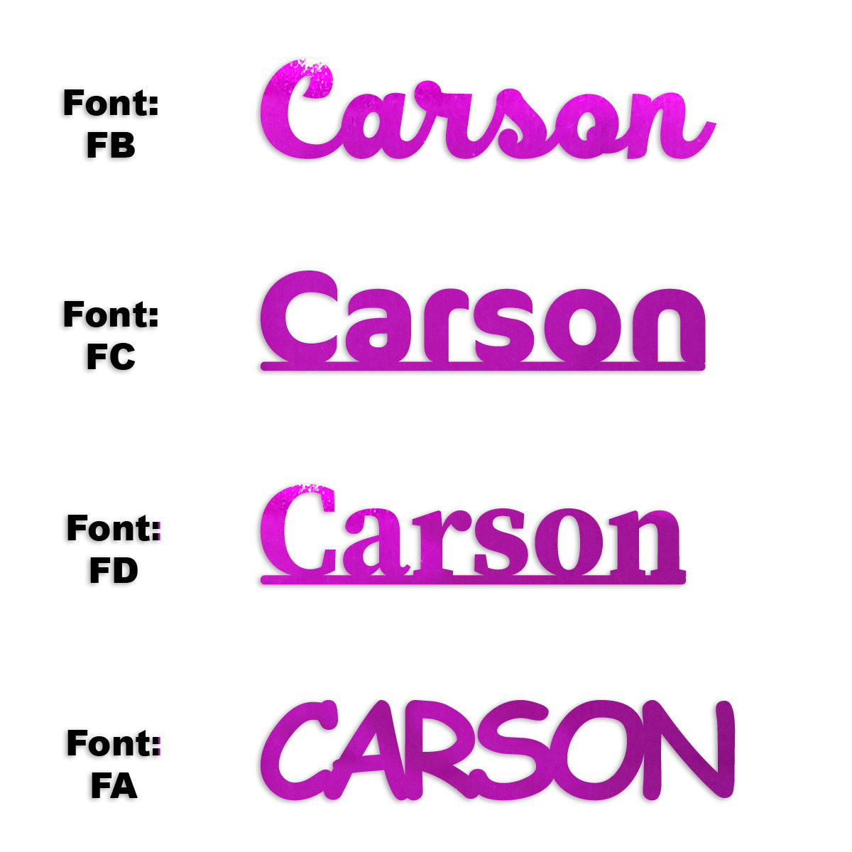 Custom-Fetti Boy - CARSON Fuchsia