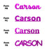 Custom-Fetti Boy - CARSON Fuchsia