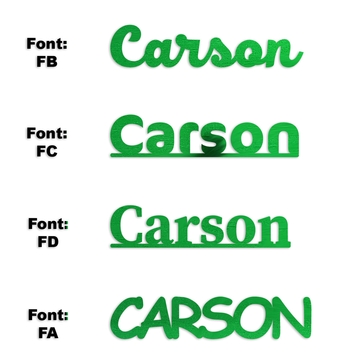 Custom-Fetti Boy - CARSON Green