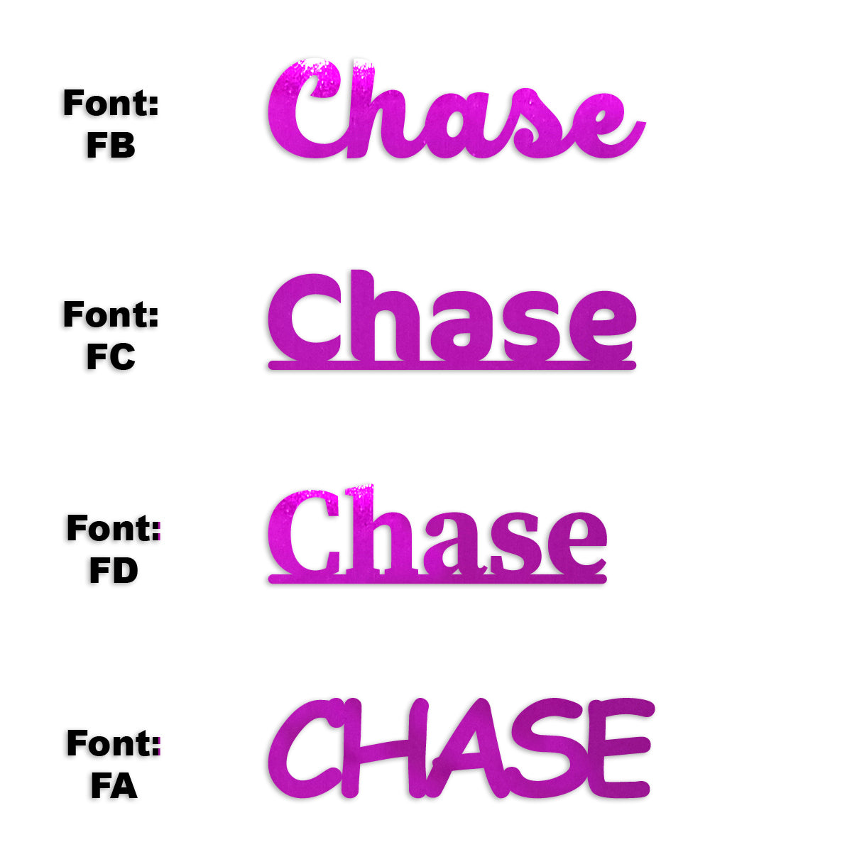 Custom-Fetti Boy - CHASE Fuchsia