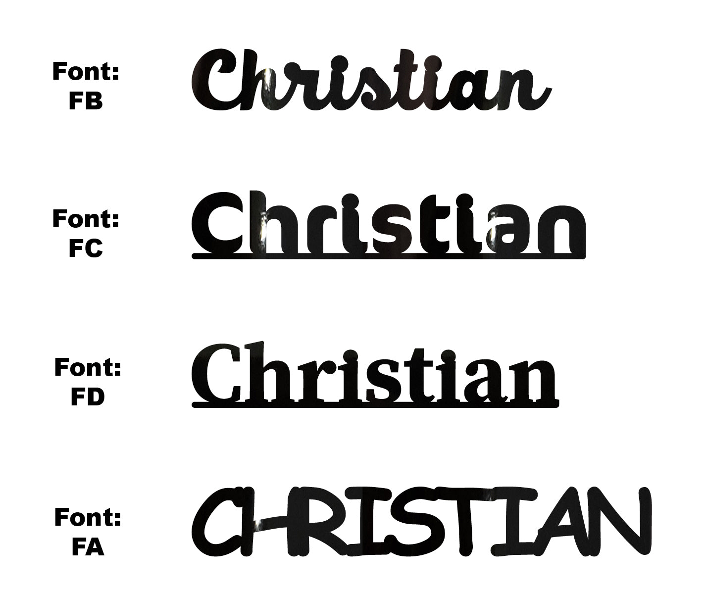 Custom-Fetti Boy - CHRISTIAN Black