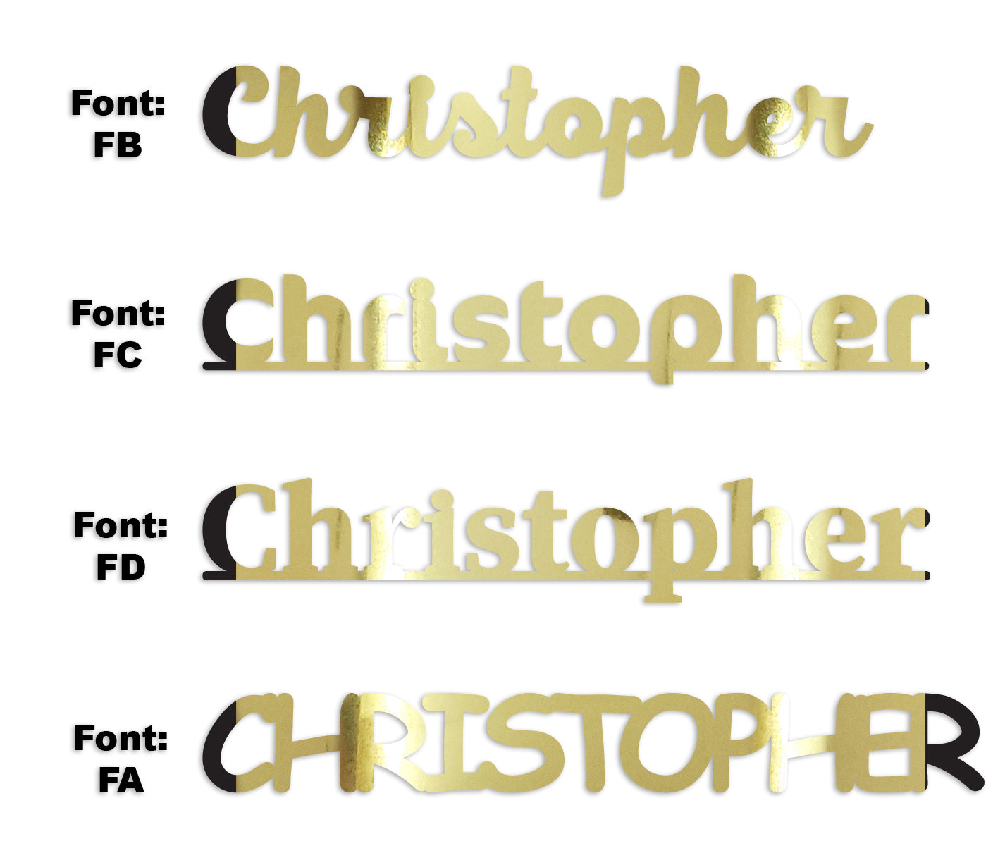 Custom-Fetti Boy - CHRISTOPHER Gold