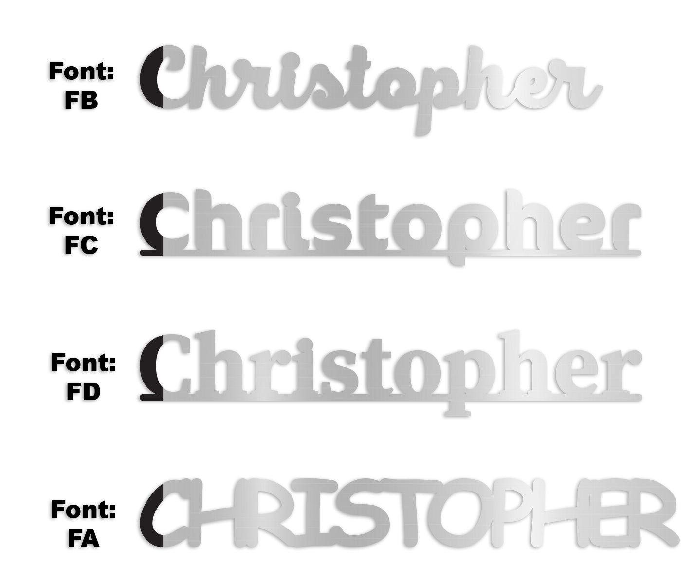 Custom-Fetti Boy - CHRISTOPHER Silver