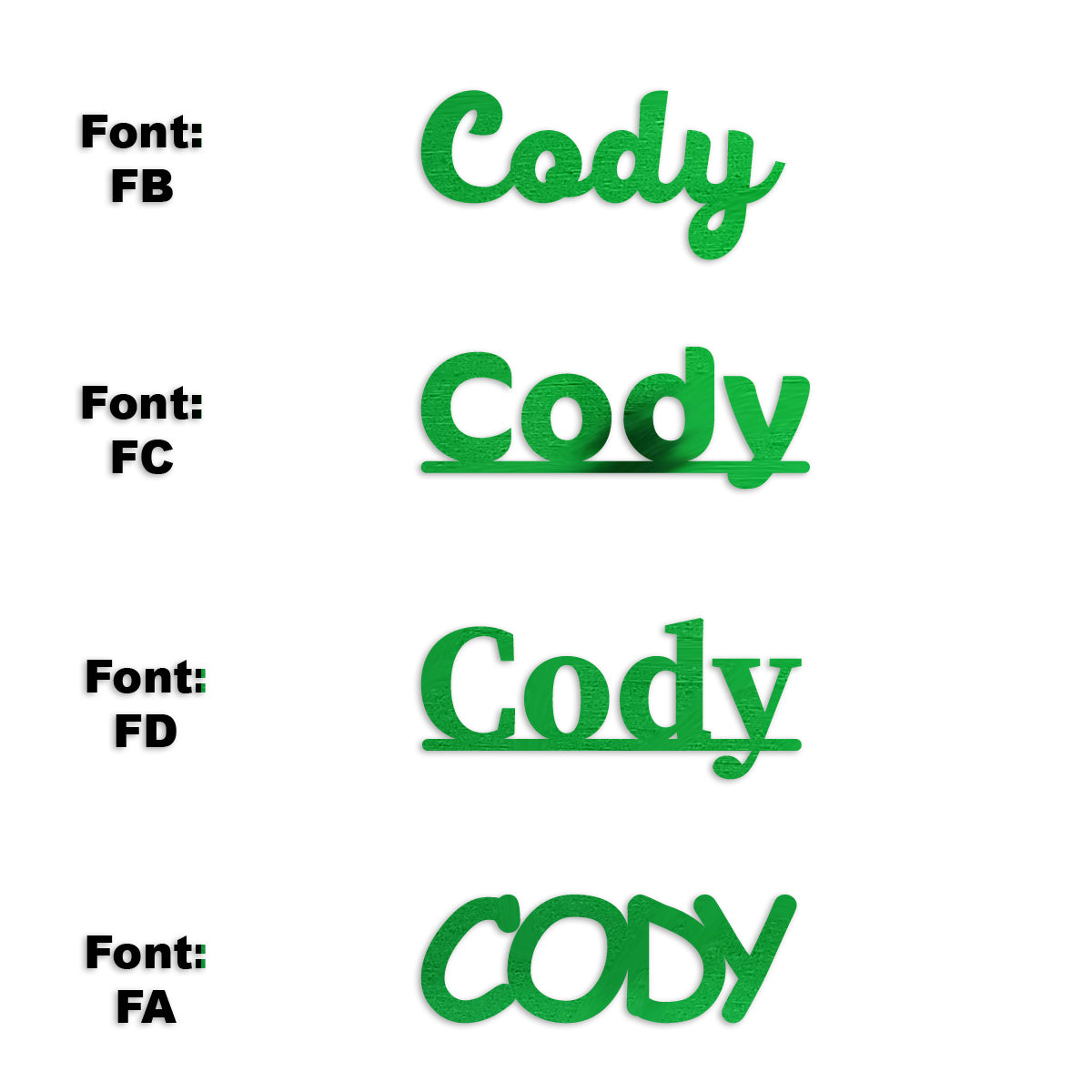 Custom-Fetti Boy - CODY Green