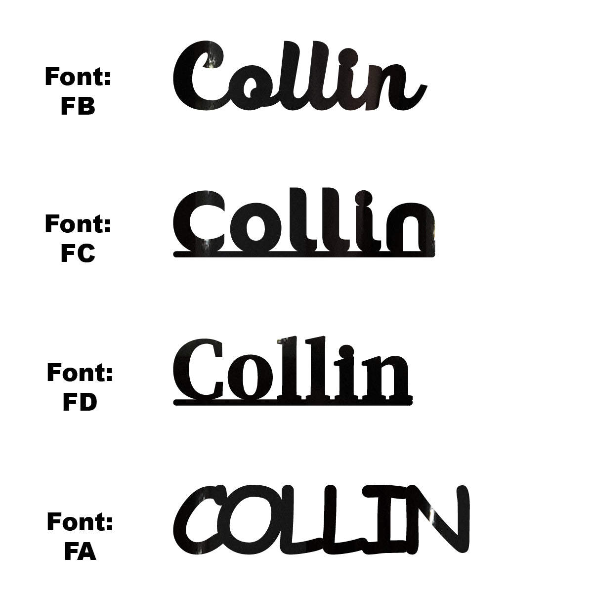 Custom-Fetti Boy - COLLIN Black