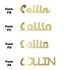 Custom-Fetti Boy - COLLIN Gold